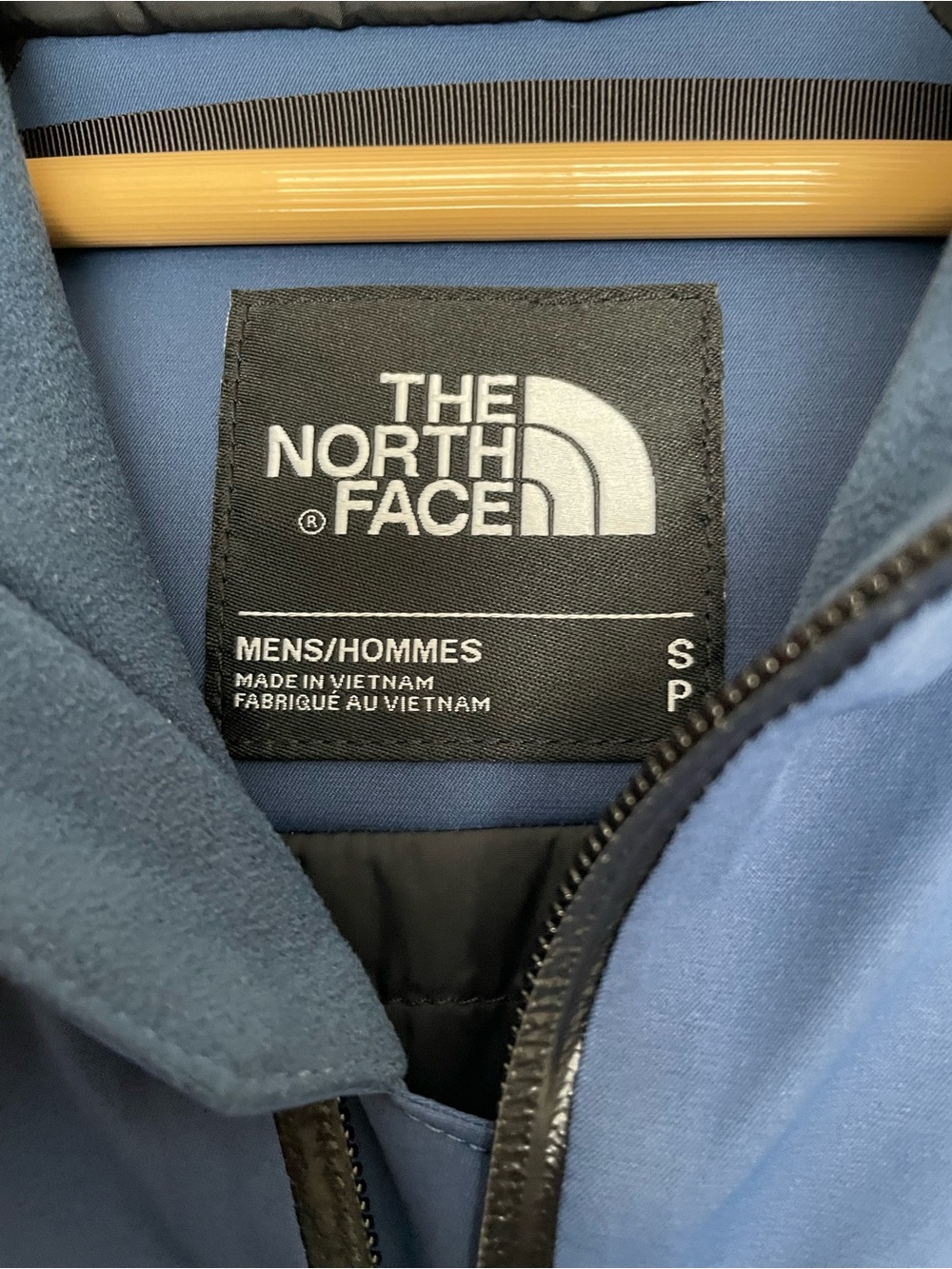 Men’s Slate Blue Front Point Shell Jacket - Picture 4 of 8